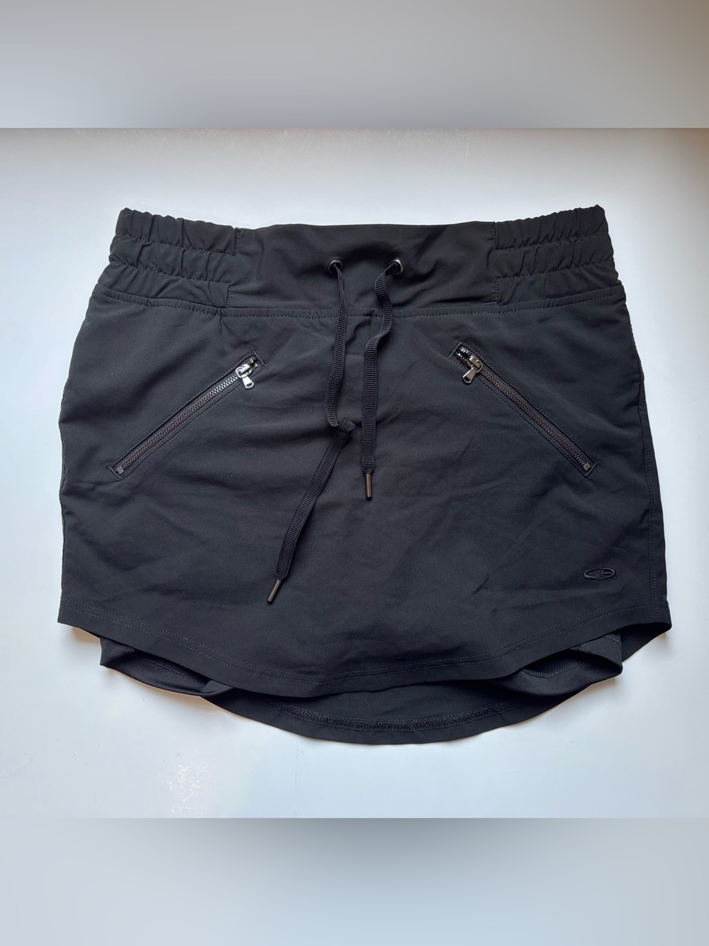 Champion Women’s Black Athletic Skort with Zip Pockets Size Small